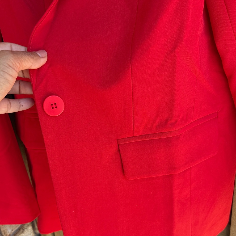 C. Wonder Classic Red Women's Blazer - Picture 5 of 6